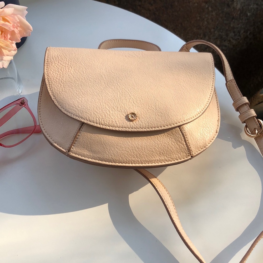 Champagne Pink Lauren Conrad crossbody bag